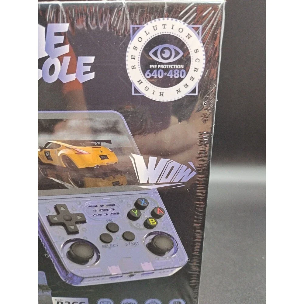 64 GB R36S Handheld Video Game Console Emulator  15,000+ Retro Games Black